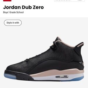 Jordan DUB ZERO Black and Cream Sneakers